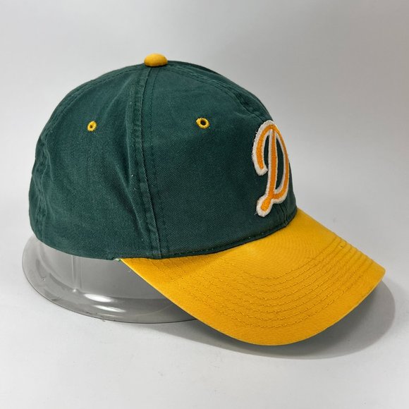 VTG Youngan Kudzu Tulsa Drillers Snapback Baseball Hat Cap Green Gold Mens - Picture 6 of 15